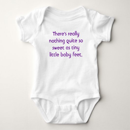 Babynahrung Baby Strampler (Vorderseite)