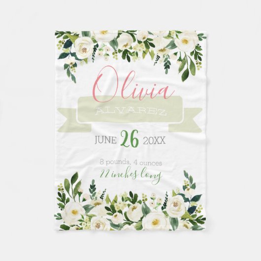 Babynahrung Fleecedecke (Vorderseite)