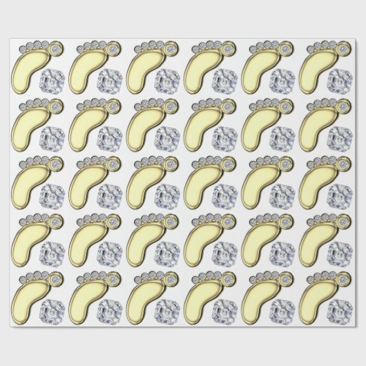 Babynahrung Geschenkpapier (Flach)