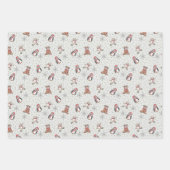 Babynahrung mit kalter Außendusche Geschenkpapier Set (Vorderseite 3)