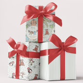 Babynahrung mit kalter Außendusche Geschenkpapier Set