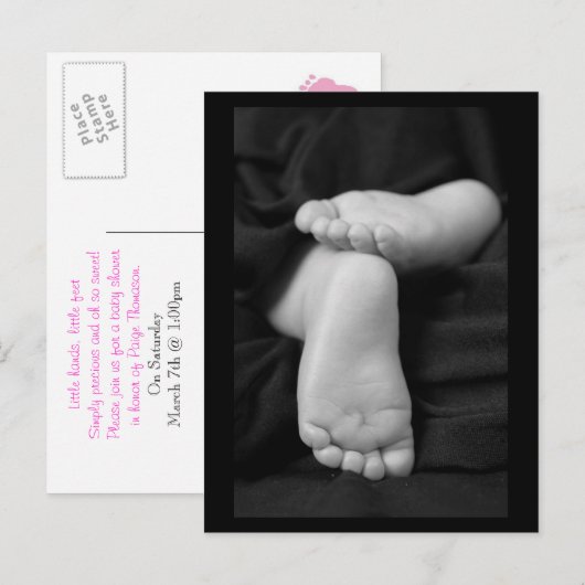 Babynahrung Postkarte (Vorne/Hinten)