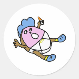 Babynahrung Runder Aufkleber