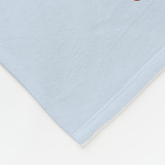 Babyname Boho Teddy Bear Rainbow Fleecedecke (Ecke)