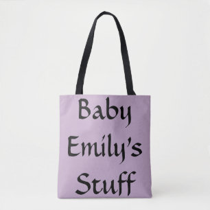 Babyname Stuff Lila Windeltasche Tasche