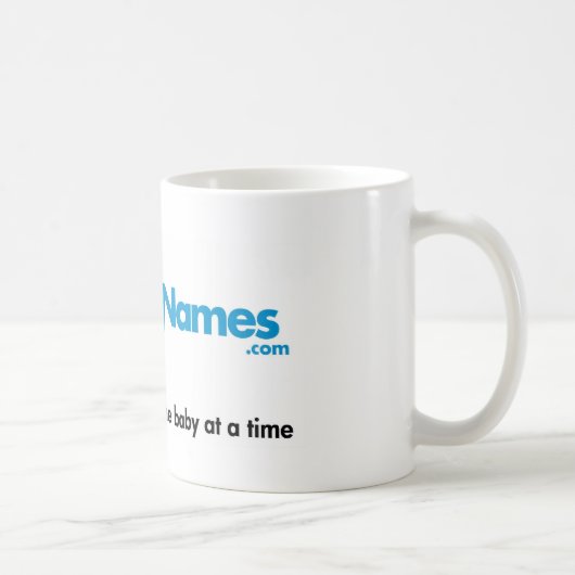 BabyNames.com-Tasse Kaffeetasse (Rechts)