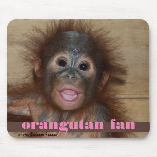 Babyorang-utan Fan Mousepad