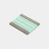 Babyparty-Anmerkung Post-it Klebezettel (angewinkelt)