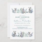 Babyparty | Aquarellblase Einladung (Vorderseite)