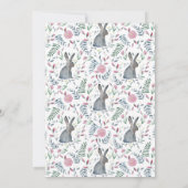 Babyparty | Aquarellblase Einladung (Rückseite)