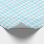 Babyparty, Baby, blau Geschenkpapier (Ecke)
