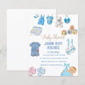 Babyparty | Baby Boy Blue (Vorne/Hinten)