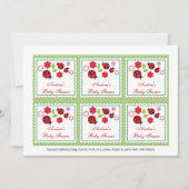 Babyparty-Bevorzugungs-Umbauten Damen-Bug Einladung (Vorderseite)