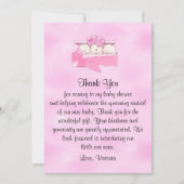 Babyparty danken Ihnen, die es Einladung (Vorderseite)