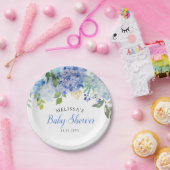 Babyparty des Carolina-Blüten-Blumenstrauß-| Pappteller (Party)