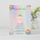 Babyparty Einladung (Stehend Vorderseite)