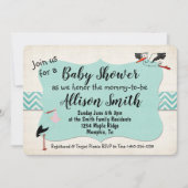 Babyparty Einladung (Vorderseite)