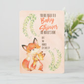 Babyparty Einladung (Stehend Vorderseite)