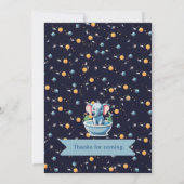 Babyparty Einladung (Rückseite)