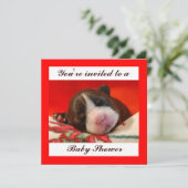 Babyparty Einladung (Stehend Vorderseite)