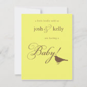 Babyparty Einladung (Vorderseite)