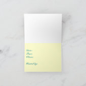 Babyparty! Einladung (Innenseite)