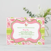 Babyparty-Einladung Einladung (Stehend Vorderseite)