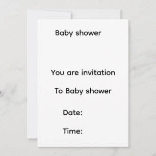 Babyparty-Einladung Save The Date