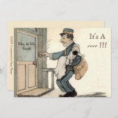 BABYPARTY-Einladungen neutral Einladung (Vorne/Hinten)