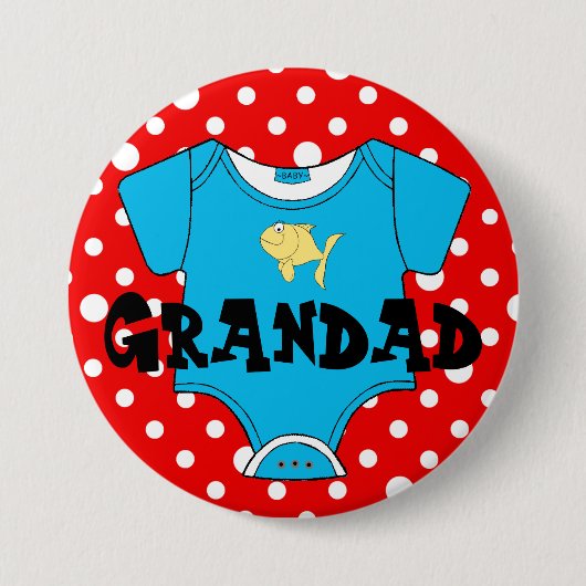 Babyparty-Familienname-Bevorzugung Button (Vorderseite)