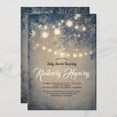 Babyparty | Gartenleuchten Einladung (Vorne/Hinten)