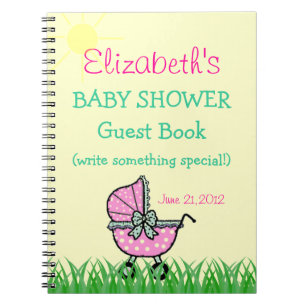 Babyparty-Gast-Buch Notizblock