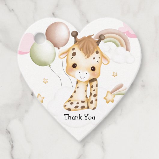 Babyparty Geschenkanhänger (Vorderseite)