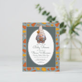 Babyparty | Herbst-Herbst Postkarte (Stehend Vorderseite)