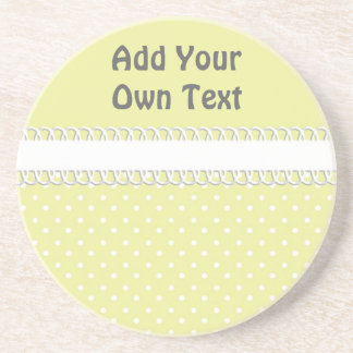 Babyparty im Gelb Untersetzer