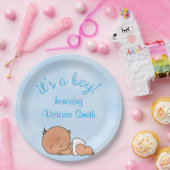 Babyparty ist es ein Jungen-Baby Pappteller (Party)