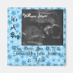 Babyparty Jessica und Adam Magnet