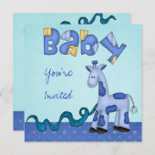 Babyparty laden ein einladung (Vorne/Hinten)