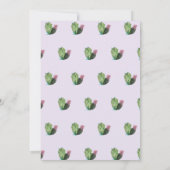 Babyparty | Llamas & Cactus | Einladungen von Lila (Rückseite)