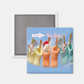 Babyparty Magnet (Vorderseite/Rückseite)