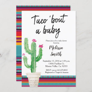 Babyparty Meixcan Einladung