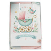 Babyparty Mittlere Geschenktüte (Rückseite)