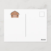 Babyparty | Niedliche Doodle Kühe Postkarte (Rückseite)