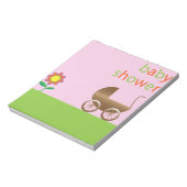 Babyparty Notizblock (Rotiert)