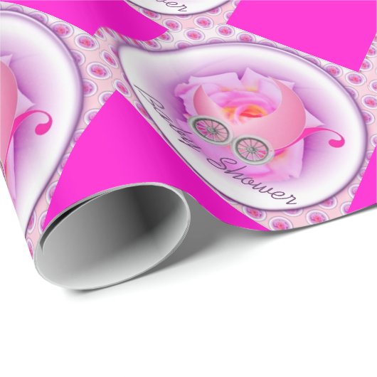 Babyparty oder Geburtstag Geschenkpapier (Rolleneckpunkt)