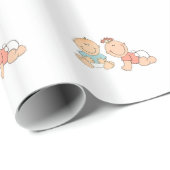 Babyparty-Packpapiergeschenkverpackung Geschenkpapier (Rolleneckpunkt)