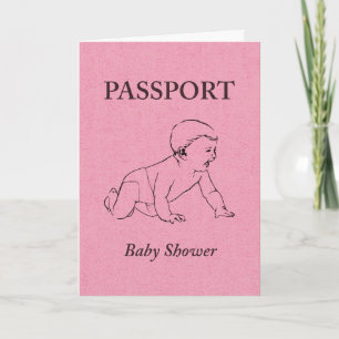 Babyparty-Pass Einladung