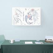 Babyparty | Pink Little Girl Meerjungfrau-Banner Banner (Messe)