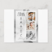 Babyparty Postkarte (Vorderseite)