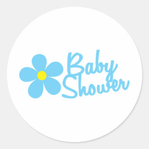 Babyparty Runder Aufkleber
